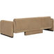 Romer Distressed Brown / Nubuck Tan Leather Sofa